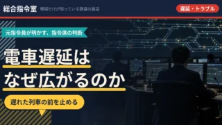 電車遅延はなぜ広がるのか。元指令員は、遅れた列車の前を止めていた